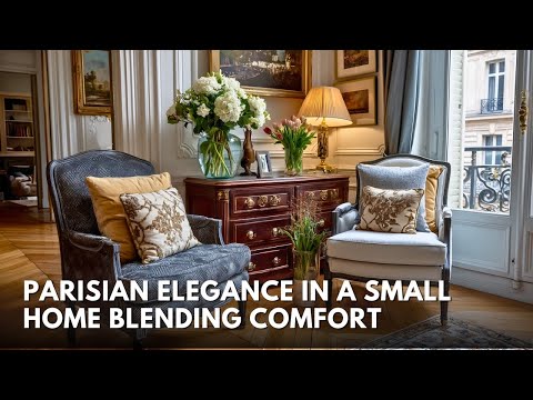 Parisian Elegance in a Small Home: Blending Comfort with Sophisticated Design