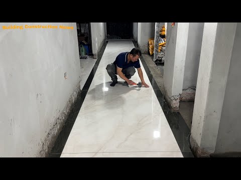 Construct And Decorate A Beautiful Hallway Floor Using Indian Ceramic Tiles Measuring 120 x 180cm