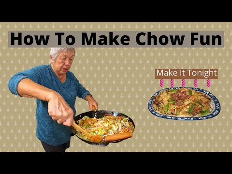 How To Make Chow Fun 🥬🥕🍽 | Another Chinese noodle dish