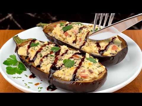 Better than in a restaurant! Easy recipe for eggplants with feta in 15 minutes!