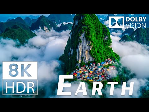 8K HDR 60FPS DOLBY VISION - MOST BEAUTIFUL VIEWS of the Earth - TRUE CINEMATIC