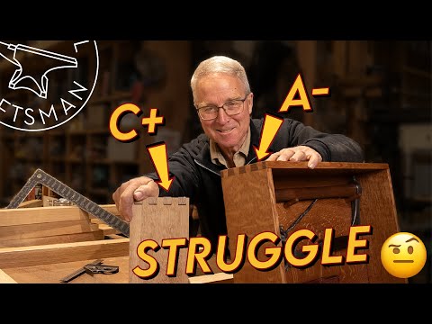 My First Dovetails & Workbench Trials | Shaker Workbench PT 2