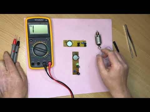 The indicator of short-circuited turns. We increase the sensitivity.