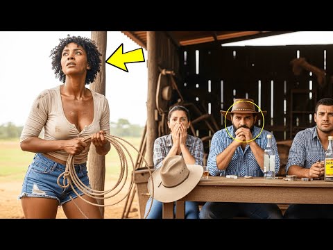 "Si j'attrape le taureau, me donnerez-vous une assiette?", dit la cowgirl au contremaître. Alors..."