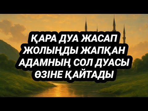 Қара дуа жасап қастық жасағанның дуасы өзіне қайтады