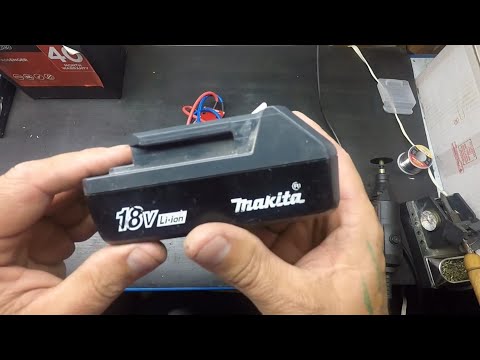 Repacking Makita 18v Lithium Battery With new cells (5 cell)