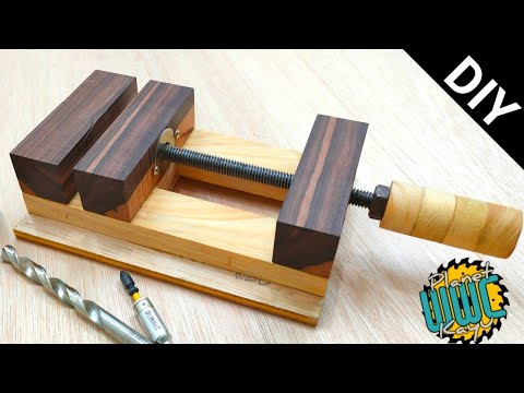 Making A Drill Press Vise | How To Make Wooden Vise
