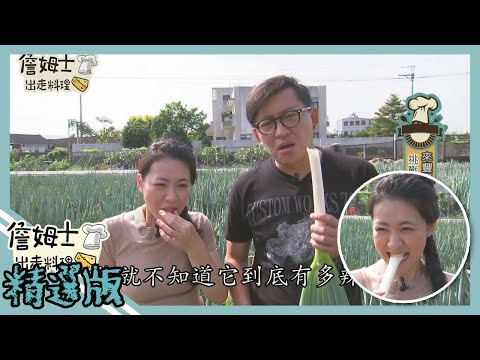 《精選:詹姆士棒的》種植大蔥培土過程竟然最費心 挑戰生吃大蔥辣到雙廚受不了