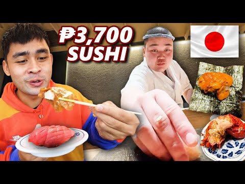 ₱60 vs. ₱3,700 Sushi in Japan🇯🇵 Ultimate Sushi Tour in Tokyo! (Cheap vs. Expensive)