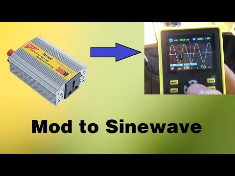 Convert square-wave inverter to sine-wave