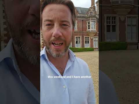 Filming day at the iconic Lynford Hall 🎬Just a quick thank you to all my new subscribers.