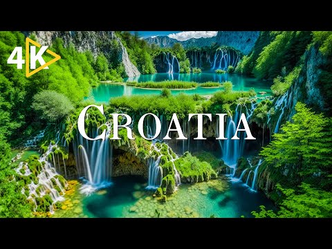 FLYING OVER CROATIA (4K UHD) - Relaxing Music Along With Beautiful Nature - 4K Video Ultra HD