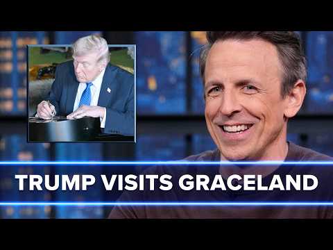 Trump Wonders If He Could Have Beat Elvis in a Fight During Graceland Visit