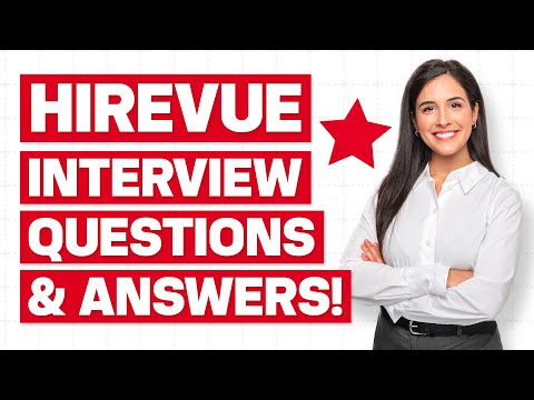 HIREVUE INTERVIEW QUESTIONS & ANSWERS for 2023! (How to PREPARE for a HIREVUE Job Interview!)