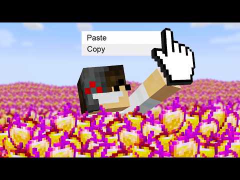 I Cheated with *Copy And Paste* in Minecraft