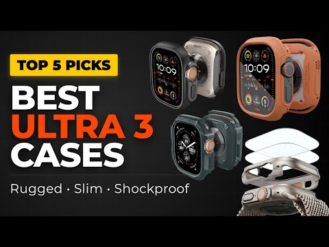 Top 5 Apple Watch Ultra 3 Protective Cases 2025 🔥 Best Rugged, Slim & Lightweight Options