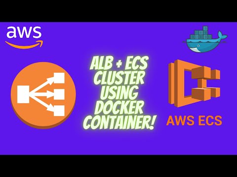 AWS ALB ECS cluster (Amazon web sevices application load balancer ECS cluster)