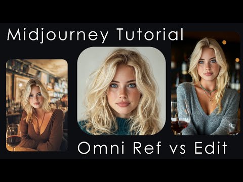 The Secret to better MidJourney Characters - Edit vs Omni Reference