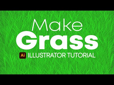 Illustrator grass effect | Simple Steps