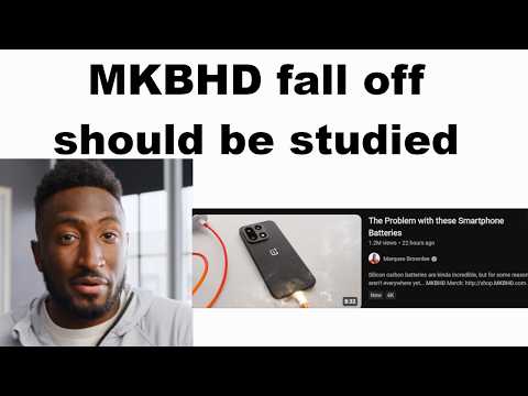 The downfall of @mkbhd should have an oxford study