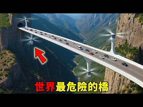 全世界最危險的10座橋!第八名駕齡30年的老司機都腿軟,第一名橋名“通天”,一步踏空直接見玉帝!