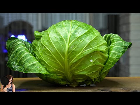 Cabbage tastes better than meat. Why didn't I know these cabbage recipes with potatoes? ASMR
