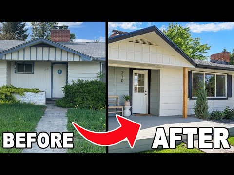 1 Year Abandoned House Transformation (Time-lapse)