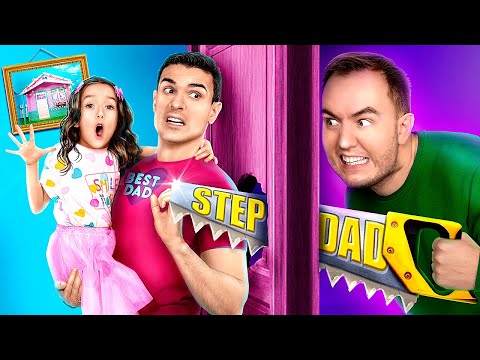 Papa vs Stiefvader! Wij Bouwen een Tiny House in een Achtertuin!