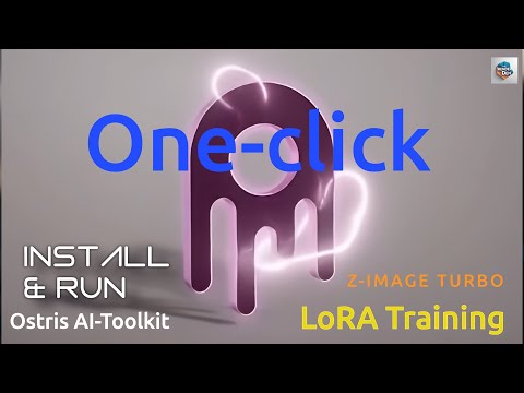 ONE-CLICK install train Z-Image Turbo LoRA on 12 GB VRAM #ostris #ai-toolkit