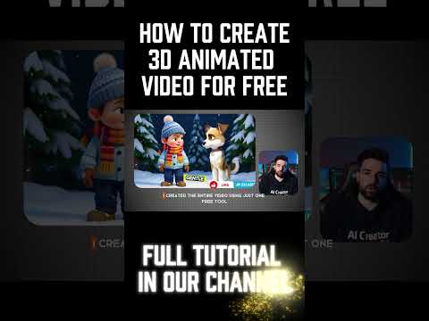 How I Made a Cartoon Video With Just Free Tools! #shorts_video