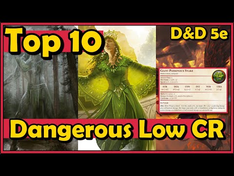 Top 10 Most Dangerous Really Low CR Monsters (CR 1 and lower) in DnD 5E