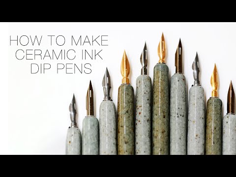 How to Make a Ceramic Ink Dip Pen on the Potter's Wheel