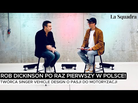Rob Dickinson po raz pierwszy w Polsce – Twórca Singer Vehicle Design o pasji do motoryzacji.