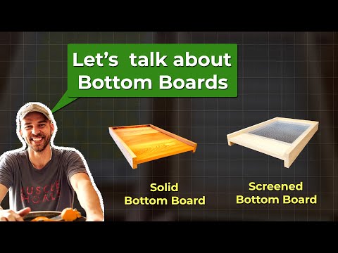 Solid vs Screened Bottom Boards Explained: The pros and cons of each type and which one is right.