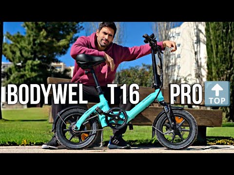 BODYWEL T16 PRO REVIEW! Una MINI E-BIKE BRUTAL! IDEAL para ciudad! Cómoda, ligera y PLEGABLE!🚲