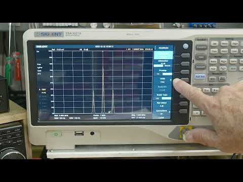 #1370 Three displays of one signal on spectrum analyzer