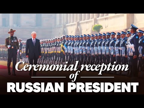 LIVE: PM Modi at ceremonial reception of Russian President Putin at Rashtrapati Bhavan