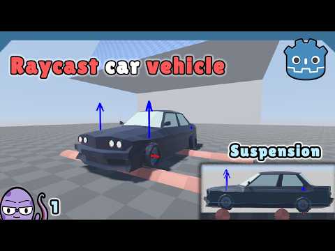 Custom Raycast Vehicle Physics in Godot |  Suspensions