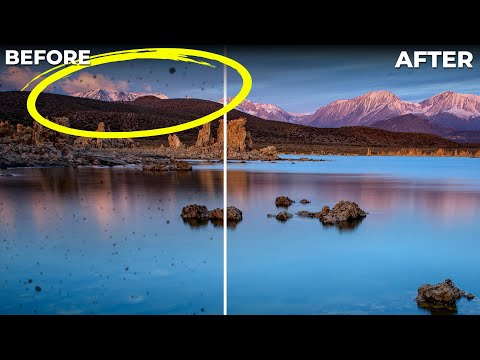 NEW Photoshop Feature! One Click Dust Removal