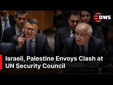 HEATED CLASH: Israel, Palestine Envoys Debate Gaza, Hamas, EU, West Bank at Fiery UN Session | AC1G