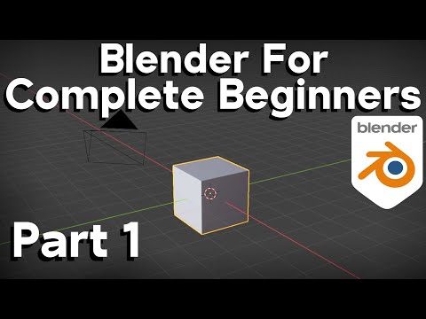 Part 1-Blender Beginner Tutorial (Basic Navigation & Shortcuts) Updated Tutorial Link in Description