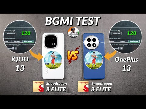 iQOO 13 vs OnePlus 13 - 120 FPS Bgmi Test, Heating & Battery Test 🔥