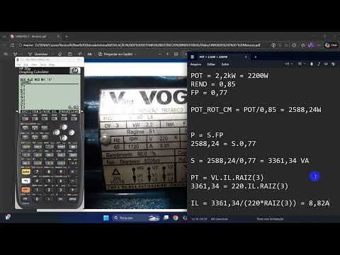 INTRODUÇÃO AOS MOTORES ELÉTRIOS - CORREÇÃO EXERCÍCIO