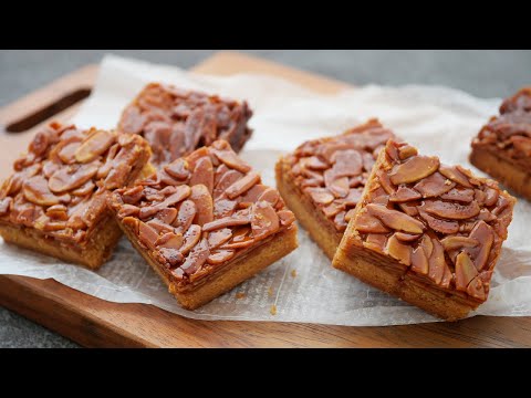 高カロリーだけどこの美味しさに絶対虜になります♡フロランタン|Almond Florentine Cookies