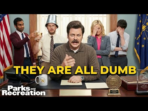 We Asked Parks & Rec Who’s the Dumbest One