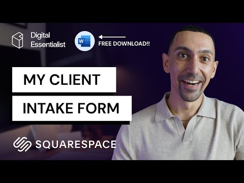 Simple Questionnaire to Start A Website with A New Client | Squarespace Designer [Free Downloadable]
