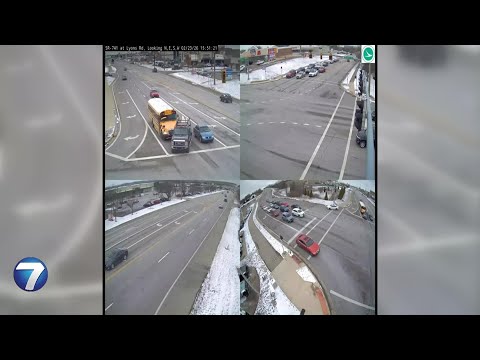 Video obtained from ODOT of bus crash on State Route 741 in Miami Twp. | WHIO-TV