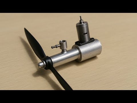 I Make This Tiny 2-Stroke Engine From Scratch