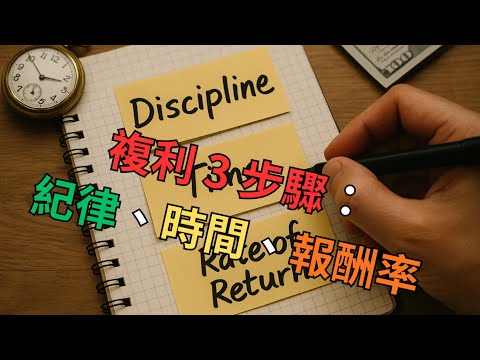 《複利的魔法：普通人的翻身公式》系列【第十三集】「複利 3 步驟：紀律、時間、報酬率」