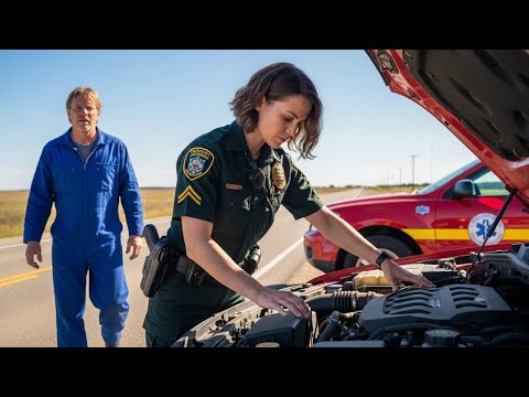 Отец-одиночка механик решил остановиться и помочь полицейской — но замер, увидев её лицо